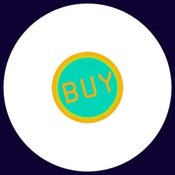 Buy computer symbol Stock Illustration