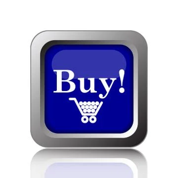 Buy icon. Internet button on white background.. Stock Illustration