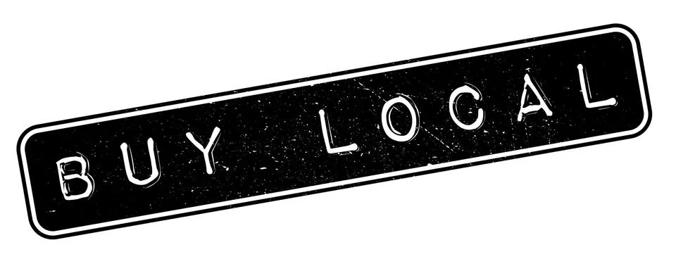 Buy Local rubber stamp Stock Illustration
