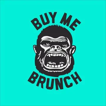 Buy Me Brunch Stock-Illustration