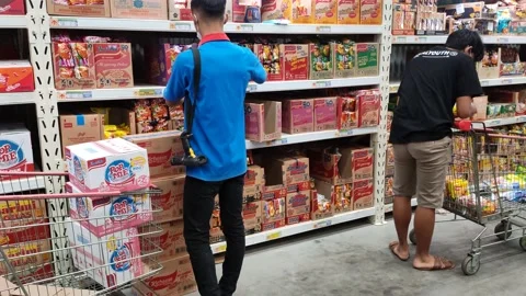 Buy noodles Stock Footage 218054557