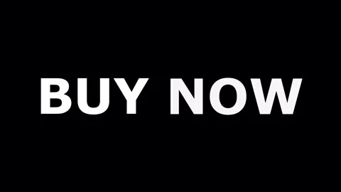 Buy Now Bold Text Animation on Dark Background Stock Footage 331784641