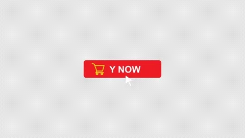 Buy now button animation. Transparent Video ( RGB + Alpha Channel ) Stock Footage 244823259