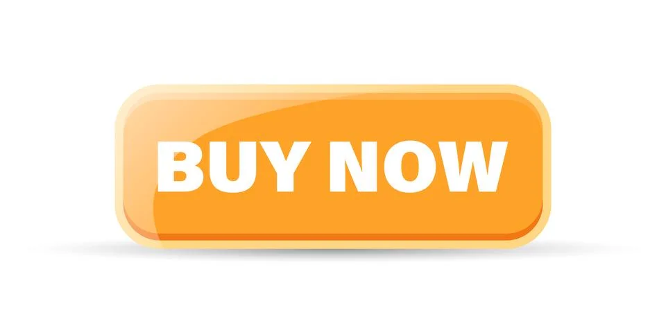 Buy now button icon in flat style. Shopping banner vector illustration on i.. Stock Illustration