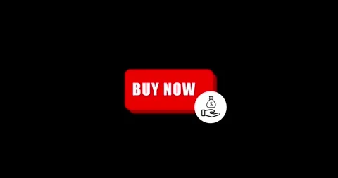 Buy now button icon on a transparent background  animation. Buy now transparent 스톡 동영상 335389079