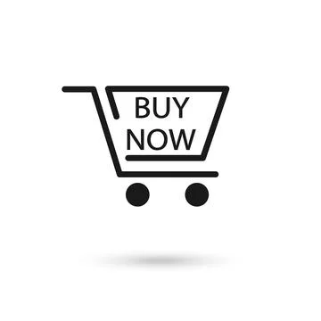 Buy now button template design. Website element shopping trolley signs. sho.. Stock Illustration