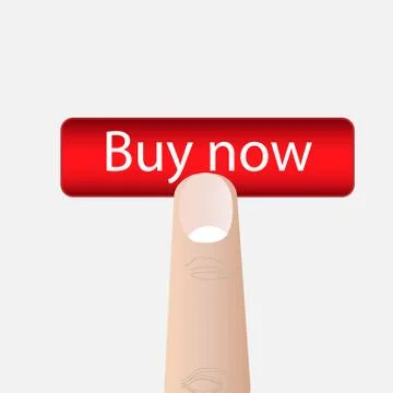 Buy now button. Vector illustration Stock Illustration
