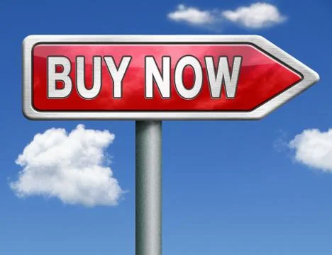 Buy now Stock Illustration