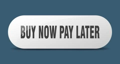 Buy now pay later button. buy now pay later sign. key. push button. Illustrazione stock