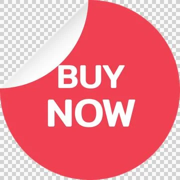 BUY NOW red BUTTON  4 Stock Illustration