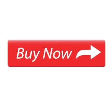 Buy now red button. website element. online shop icon, shopping cart icon Stock Illustration
