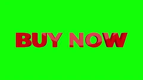 Buy Now Rotating Text Animation on Green... | Stock Video | Pond5