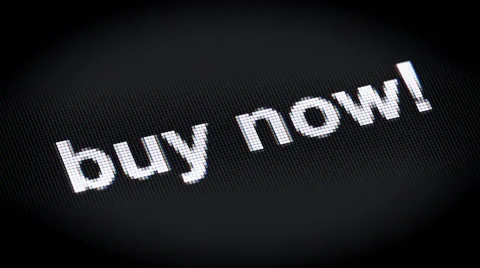 "buy now!" on the screen Video stock 62414362