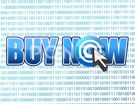 Buy now target cursor binary Иллюстрация