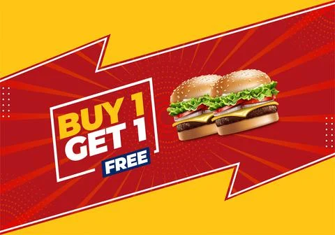 Buy one get one Stock Illustration