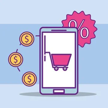 Buy online concept Stock Illustration