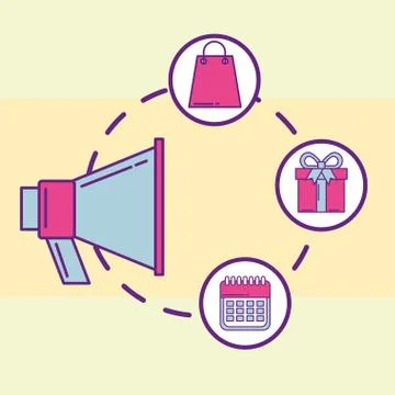 Buy online concept Stock Illustration