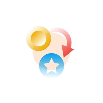 Buy point. Vector icon in gradient style Stock Illustration