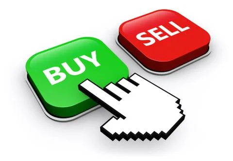 Buy Sell Web Buttons Stock Illustration