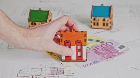 Buy your new house Stock Footage 238564334