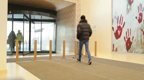 Buyers  go to the mall Stock Footage 44751502