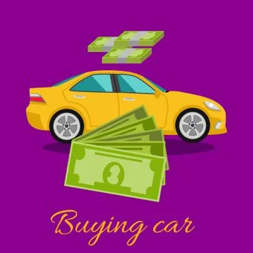 Buying Car Concept Stock Illustration