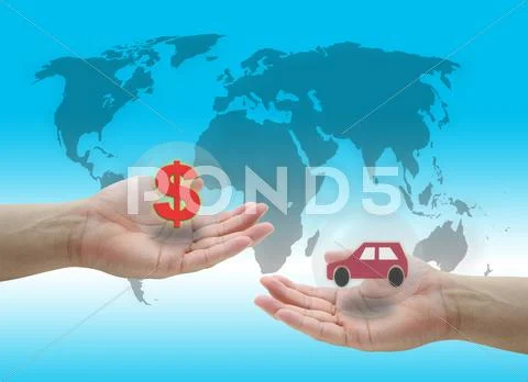 Buying car Stock Illustration