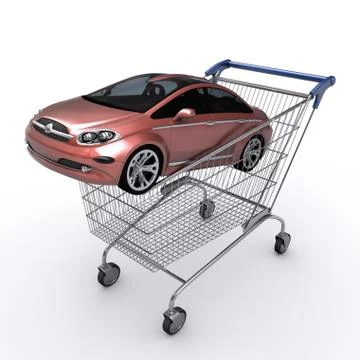 Buying Car Stock Illustration