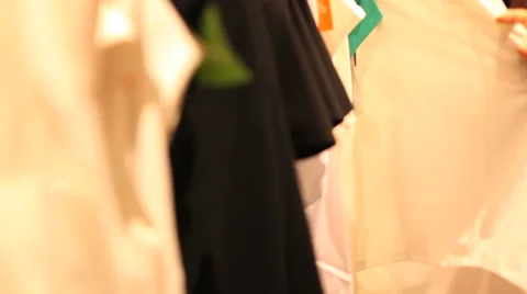 Buying clothes Video stock 40477927