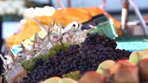 Buying of Grape Stock Footage 8665964