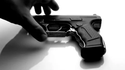 Buying a gun Stock-Footage 26685146
