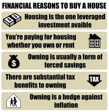 Buying a house 스톡 일러스트