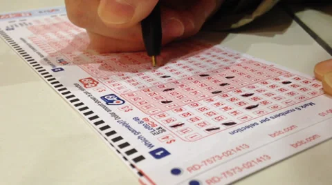 Buying lottery ticket Stock Footage 37759452