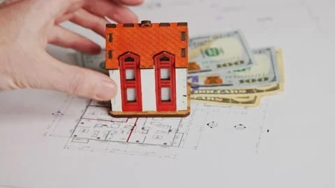 Buying new house Stock Footage 238564442