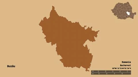 Buzau, county of Romania, zoomed. Pattern Stock Illustration