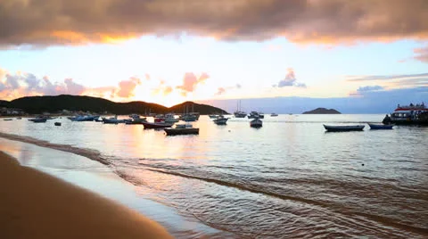 Buzios Sunset (1920x1080).mp4 Video stock 23180890