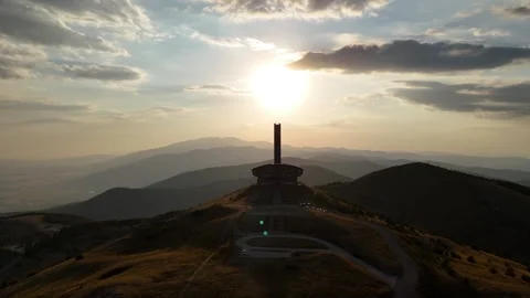 Buzludja Sunset light Stock Footage 291525715