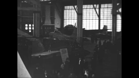 Buzz Bomb Display 1946 Stock Footage 129147857