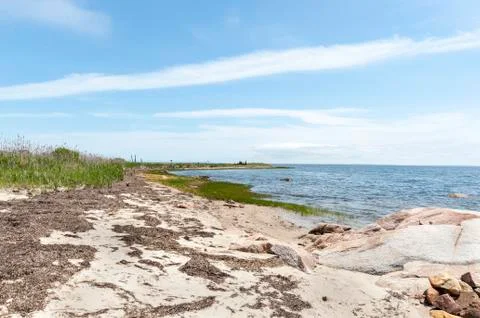 Buzzards Bay coastline Stock Photos