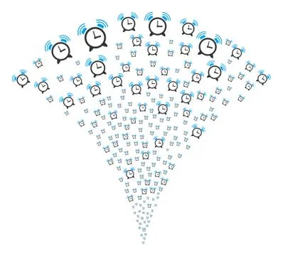 Buzzer Fountain Stream Stock Illustration