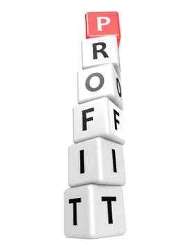 Buzzword profit Stock Illustration