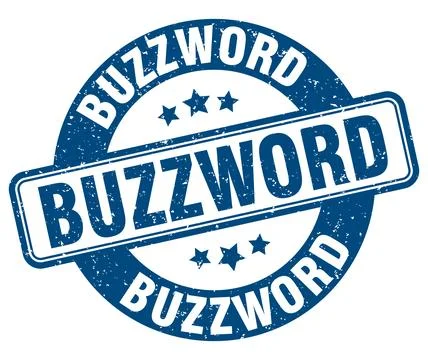 Buzzword stamp. buzzword label. round grunge sign Stock Illustration