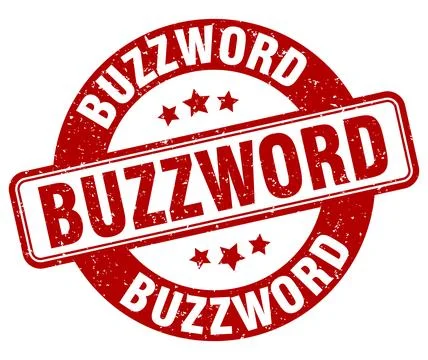 Buzzword stamp. buzzword label. round grunge sign Stock Illustration