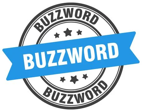 Buzzword stamp. buzzword label on transparent background. round sign Stock Illustration