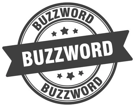 Buzzword stamp. buzzword label on transparent background. round sign Stock Illustration