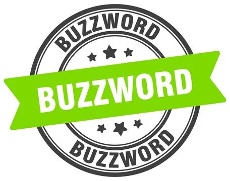 Buzzword stamp. buzzword label on transparent background. round sign Stock Illustration