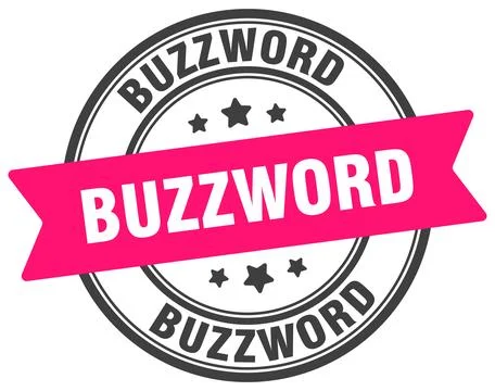 Buzzword stamp. buzzword label on transparent background. round sign Stock Illustration