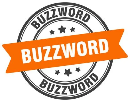 Buzzword stamp. buzzword label on transparent background. round sign Stock Illustration