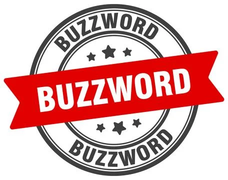 Buzzword stamp. buzzword label on transparent background. round sign Stock Illustration