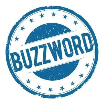 BUZZWORD stamp sign Stock Illustration